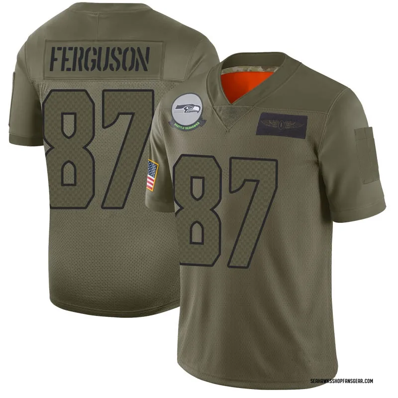 Men's Nike Seattle Seahawks Jazz Ferguson Camo 2019 Salute to Service