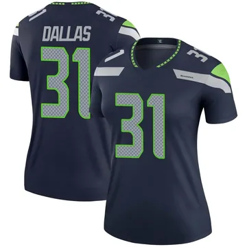 Jon Rhattigan Women's Nike Neon Green Seattle Seahawks Alternate Custom Game Jersey