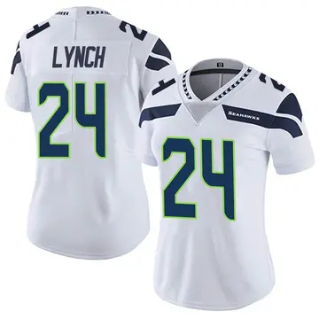 Limited Men's Marshawn Lynch Green Jersey - #24 Football Seattle Seahawks  Salute to Service Tank Top Size 40/M