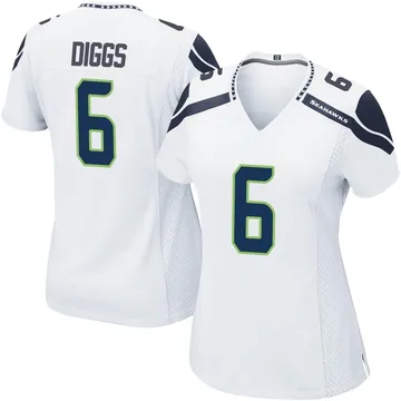 Youth Limited Seattle Seahawks NO.6 Quandre Diggs Color Rush Neon Jersey -  Green