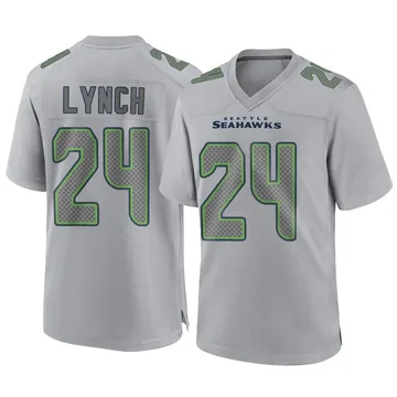 Limited Men's Marshawn Lynch Green Jersey - #24 Football Seattle Seahawks  Salute to Service Tank Top Size 40/M