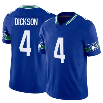 Limited Youth Michael Dickson White Road Jersey - #4 Football Seattle  Seahawks 100th Season Vapor Untouchable Size S(10-12)