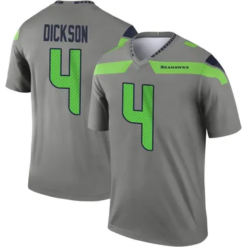 Limited Men's Michael Dickson Green Jersey - #4 Football Seattle Seahawks  100th Season Rush Vapor Untouchable Size 40/M