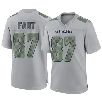 Men's Nike Noah Fant Royal Seattle Seahawks Throwback Player Game Jersey