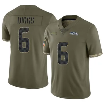 Quandre Diggs Women's Nike Neon Green Seattle Seahawks Alternate Custom Game Jersey Size: Medium