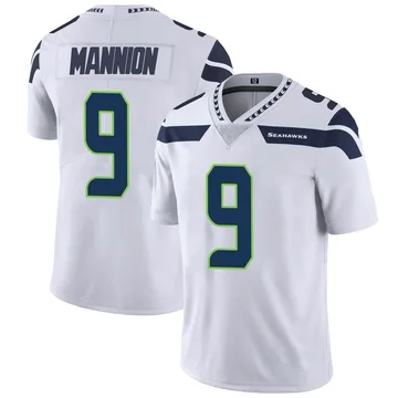 Men's Elite Seattle Seahawks NO.9 Sean Mannion Team Color Vapor Untouchable  Jersey - Navy