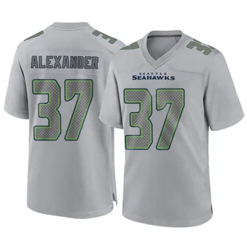 Limited Men's Shaun Alexander Grey Alternate Jersey - #37 Football Seattle  Seahawks Vapor Untouchable Size 40/M