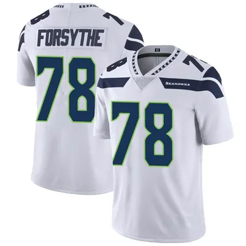 Men's Limited Seattle Seahawks NO.78 Stone Forsythe Color Rush Neon Jersey  - Green