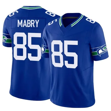 Tyler Mabry Women's Nike Gray Seattle Seahawks Alternate Custom Game Jersey Size: Small